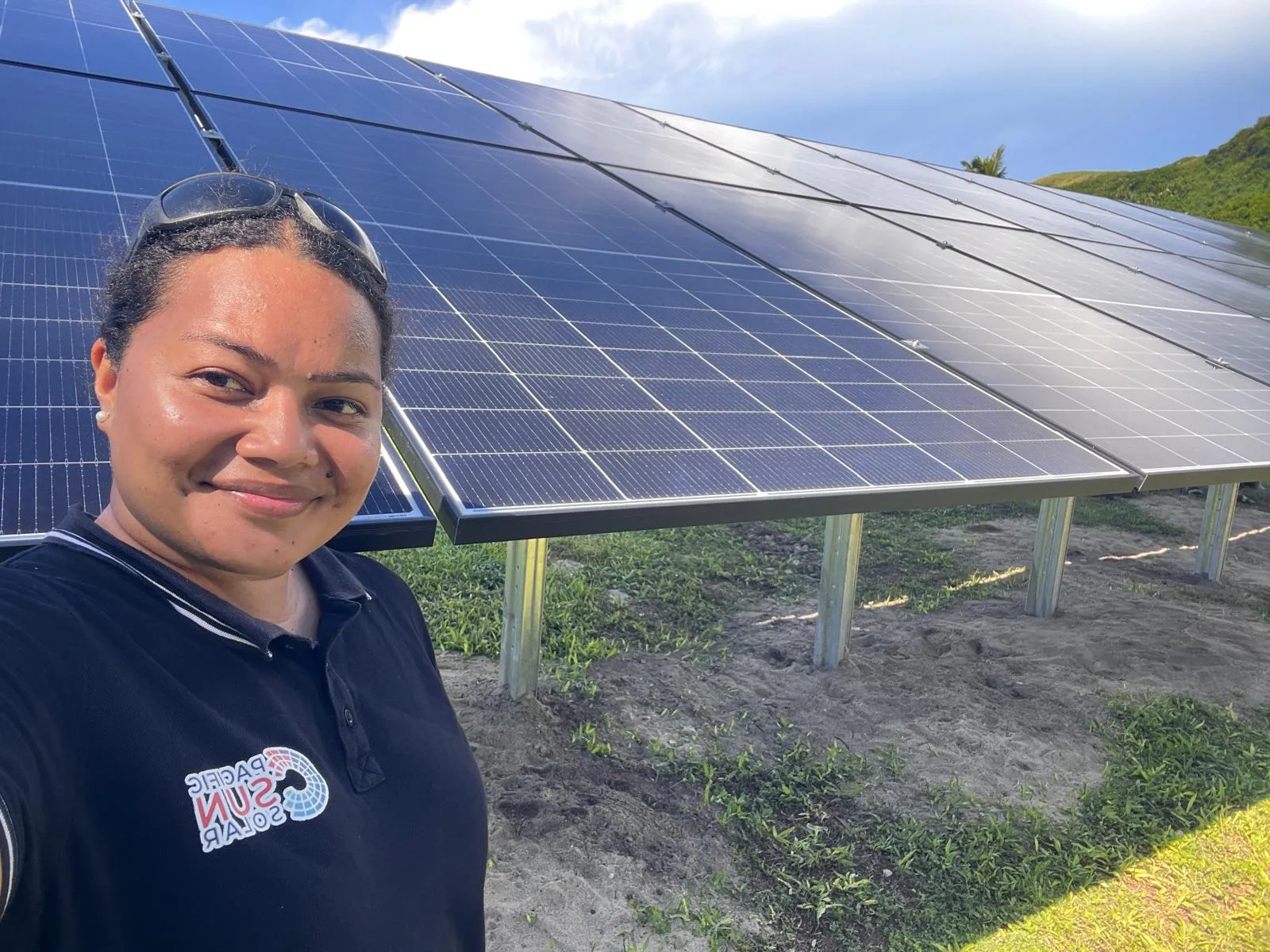Women's solar installation on Waya Island, Fiji